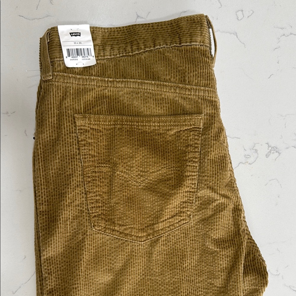 Levi's Men's Camel Corduroy 33 x 30 Pants - Picture 9 of 9